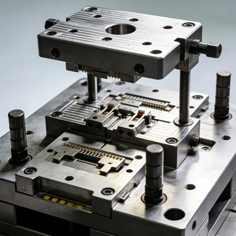 Штамповочная пресс-форма для производства клемм и разъемов.2